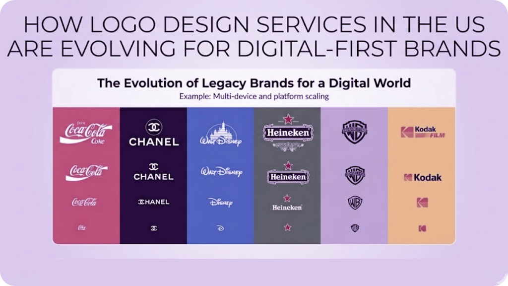 how logo design services in the us are evolving for digital first brands